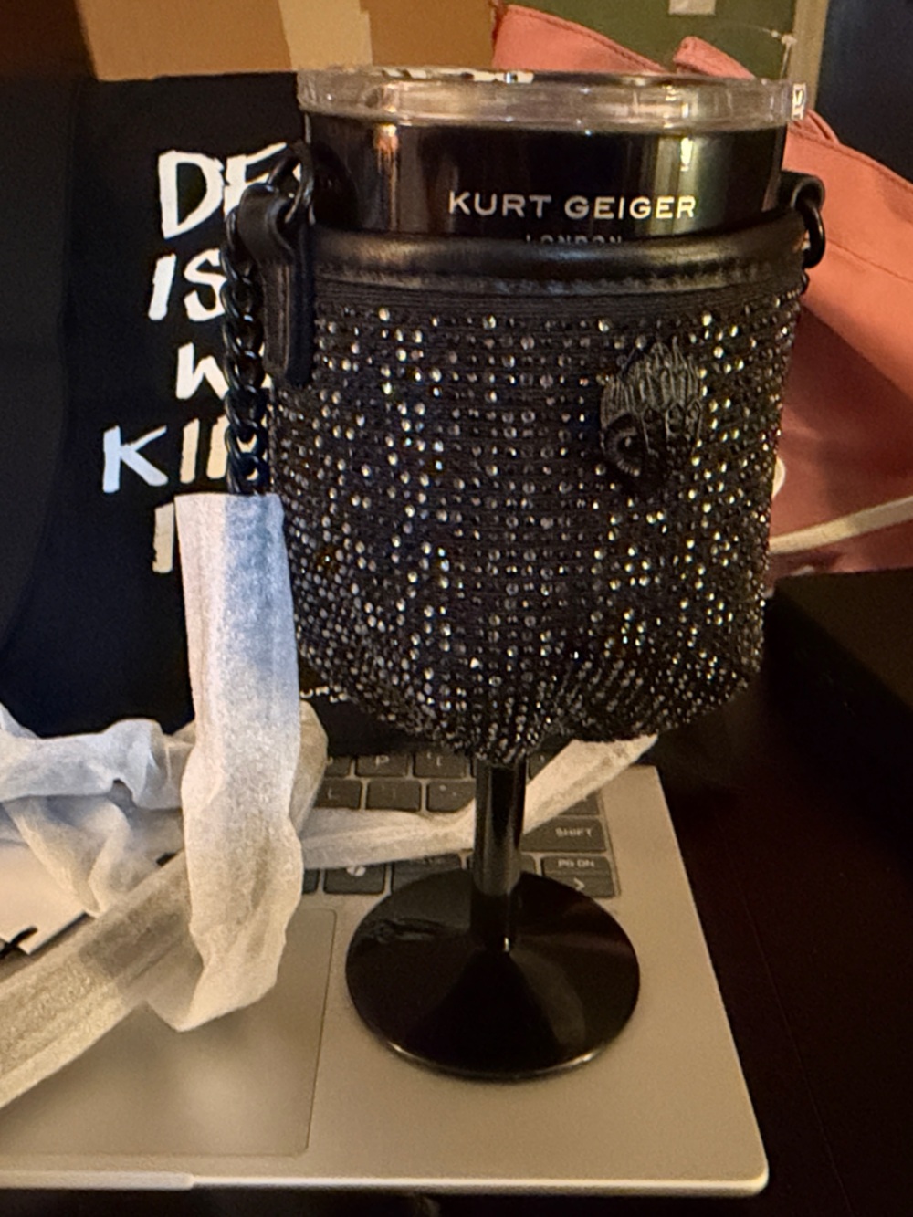Kurt Geiger Kensington Wine Glass Holder
